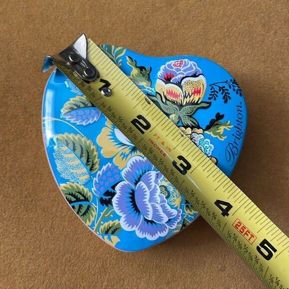 Brighton Jewelry Tin Heart Gift Trinket Box - Picture 8 of 8